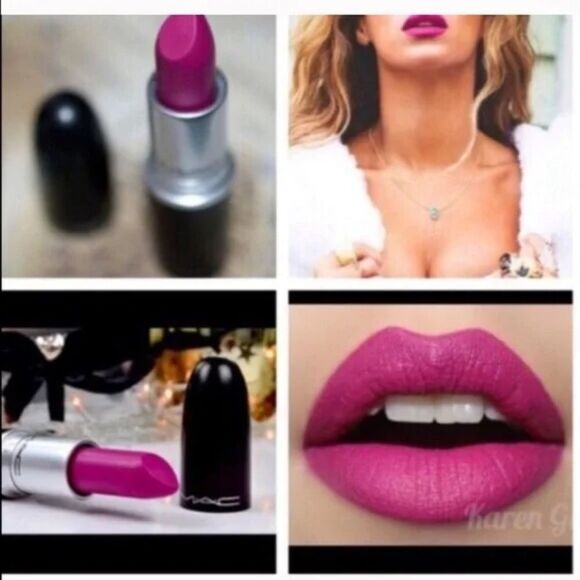 417cHWUE6bL._AC_UF350,  MAC Retro Matte Lipstick Flat Out Fabulous Vibrant Pink Cool Purple Undertone